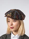 Кепка STETSON арт. 6840913 HATTERAS ETHNIC JACQUARD (синий / бежевый / красный)